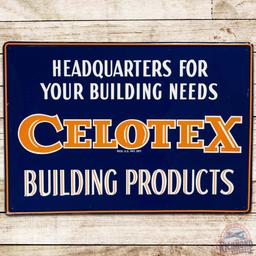 Celotex Building Products Embossed SS Tin Sign