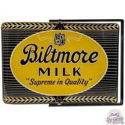 1962 Biltmore Dairy Milk "Supreme in Quality" DS Tin Spinner Sign