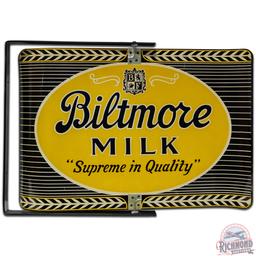 1962 Biltmore Dairy Milk "Supreme in Quality" DS Tin Spinner Sign