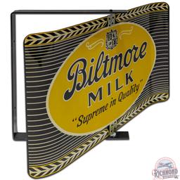 1962 Biltmore Dairy Milk "Supreme in Quality" DS Tin Spinner Sign