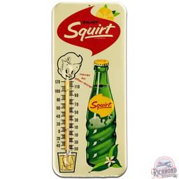 NOS Enjoy Squirt Emb. SS Tin Thermometer w/ Bottle & Box