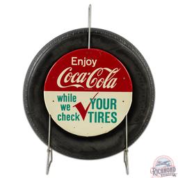 Enjoy Coca Cola While We Check Your Tires Multi-Piece Display Sign