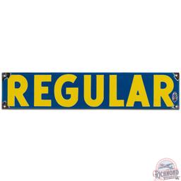 Deep Rock Regular SS Porcelain Gas Pump Plate Sign