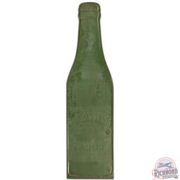 RC Royal Crown Cola Die Cut Embossed SS Tin Bottle Sign