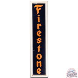 Firestone Tires Vertical SS Porcelain Sign