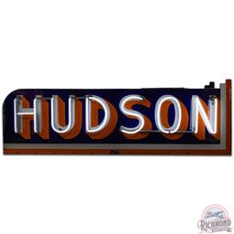 Rare Hudson Die Cut DS Porcelain Neon Sign