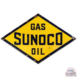 Sunoco Gas Oil SS Porcelain Sign