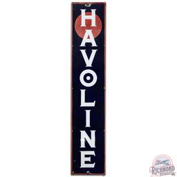 Havoline Motor Oil Vertical SS Porcelain Sign