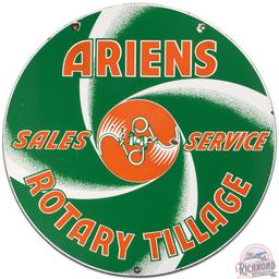 Ariens Rotary Tillers Sales Service DS Porcelain Sign