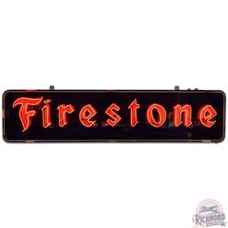Firestone 8' Horizontal SS Porcelain Neon Sign