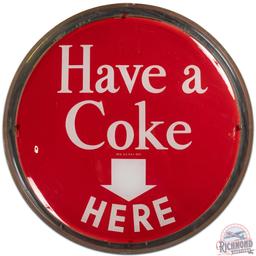 Have a Coke Here DS Lighted Advertising Sign w/ Arrow