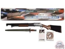 Interstate Arms Corp Model 97 Trench Gun 12 Gauge Pump Action Shotgun with Bayonet