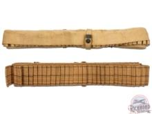 U.S. Navy 40 Loop and Spalding Double Loop 30-40 Krag Cartridge Belts