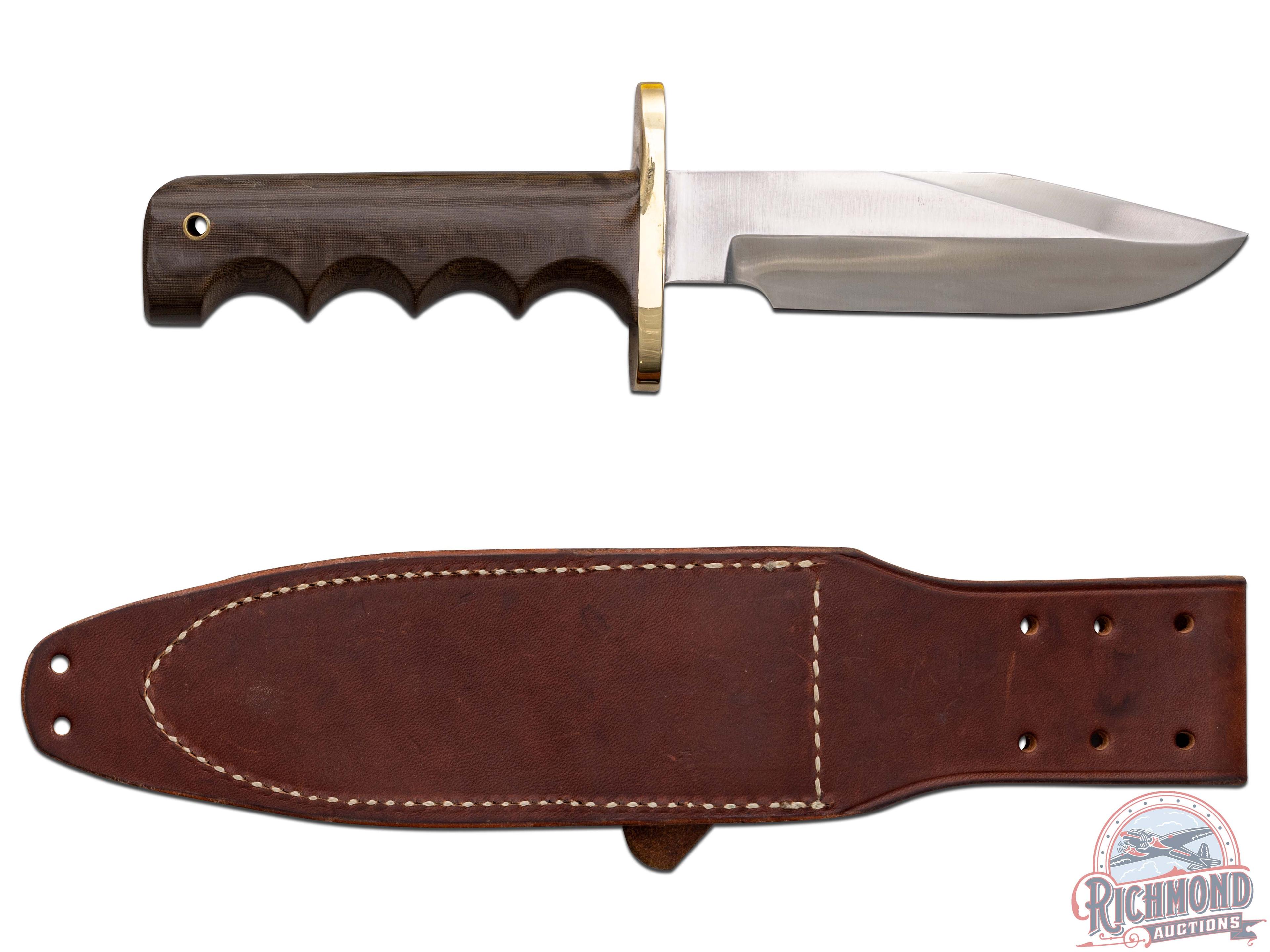 Randall Made Model 15 Airman 5" Knife with Factory Leather Sheath