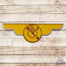 NOS Superb Dr. Pepper 10 2 4 Double Sided Tin Flange Sign