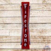 Stunning Firestone 6' Die Cut Single Sided Tin Neon Sign