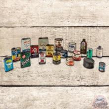 Group of 19 Whiz Advertising Cans & Bottles