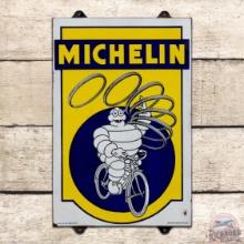 Michelin Bicycle Tires Single Sided Porcelain Sign w/ Bibendum