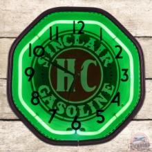 Sinclair H-C Gasoline 18" Octagon Neon Advertising Clock
