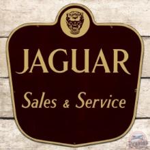 Rare Small Jaguar Sales & Service Sign w/ Logo