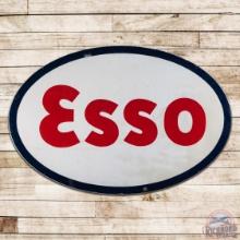 Esso Gasoline 7.5' Double Sided Porcelain ID Sign