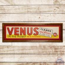 Superb Whiz Venus "Cleans as it Waxes" For All Automobiles Framed Advertising Poster