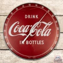 Drink Coca Cola in Bottles 12" Advertising Thermometer