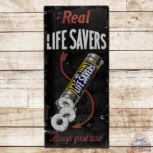 Real Life Savers "Always Good Taste" Single Sided Porcelain Highway Lighthouse Sign