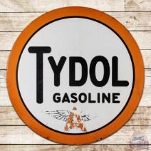 Tydol Gasoline 42" Double Sided Porcelain Sign