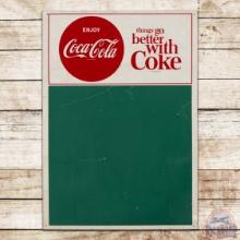 Enjoy Coca Cola "Things Go Better with Coke" Single Sided Tin Menu Board Sign