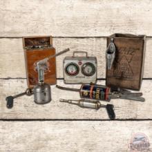 Whiz Advertising Group Crate Grease Guns Emergency Gasoline Tank & More