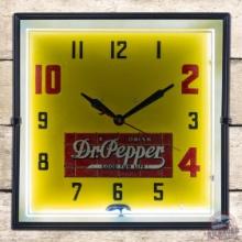 Drink Dr. Pepper "Good for Life" Neon Advertising Clock