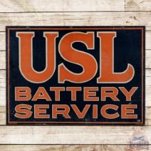 USL Battery Service Double Sided Tin Sign