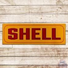 Excellent Shell Gasoline Service Station 5' Single Sided Porcelain Sign