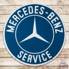 Excellent Mercedes Benz Service 42" Double Sided Porcelain Sign