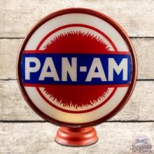 Pan-Am Gasoline Complete 15" Gas Pump Metal Body Globe