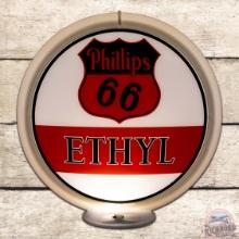 Superb Phillips 66 Ethyl Gasoline 13.5" Complete Gas Pump Capco Body Globe