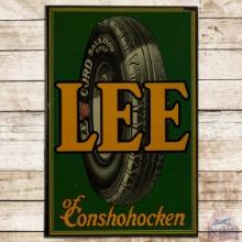 Nice Lee Tires of Conshohocken Double Sided Tin Flange Sign