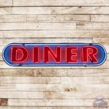 Diner 8' Single Sided Tin Neon Advertising Sign