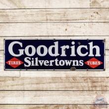 Goodrich Silvertowns Tires Tubes Single Sided Porcelain Sign