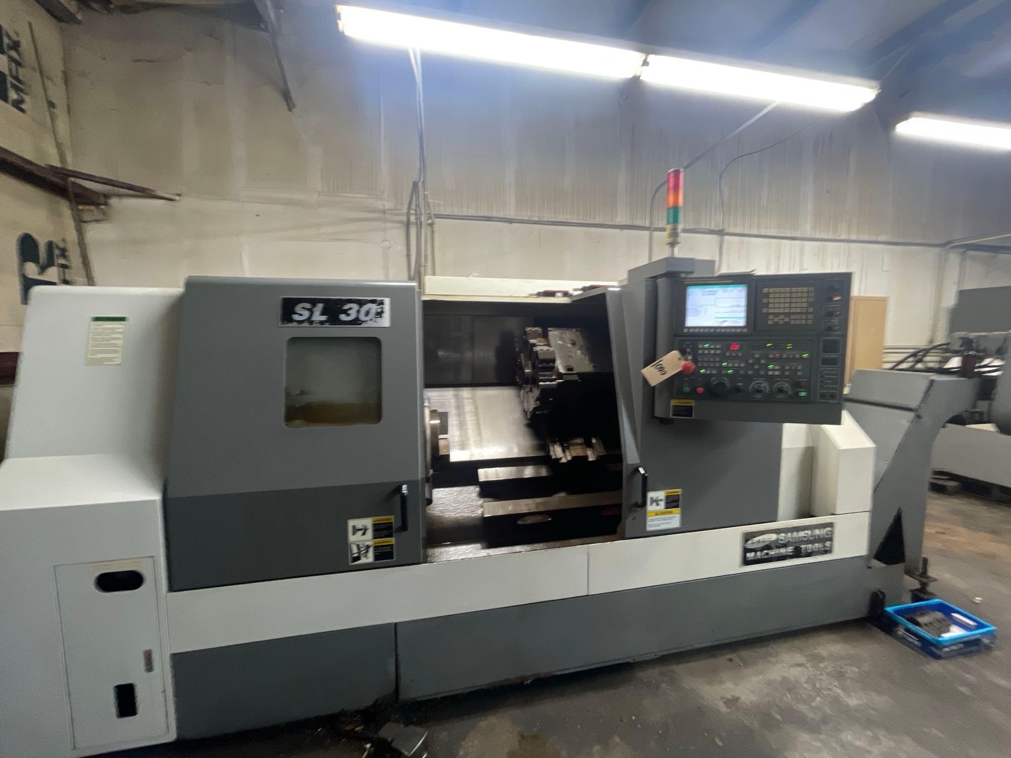 2011, Samsung SMEC SL 30 CNC Lathe, S/N 11A300058