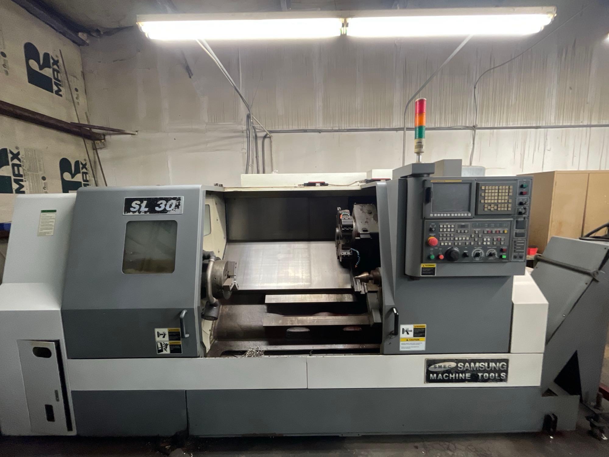 2011, Samsung SMEC SL 30 CNC Lathe, S/N 11A300058