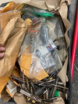 Lot of Assorted Size Carbide Drill Bits, Taps and Twist drills