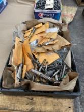 Lot of Assorted Size Carbide Drill Bits, Taps and Twist drills