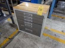 6-DRAWER WOOD TOP TOOL CABINET