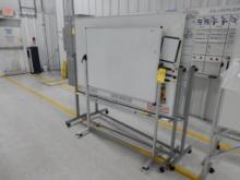 LOT (3) ROLLING DRY ERASE BOARDS
