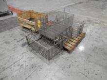 LOT (4) S.S. METAL BASKETS