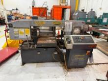 HYDMECH, S-20A Series III Horizontal, Pivot Band Saw w/ Infeed Tables