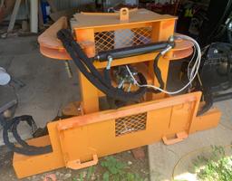 Tree Shear with Grapple ; Skid Steer Attachment