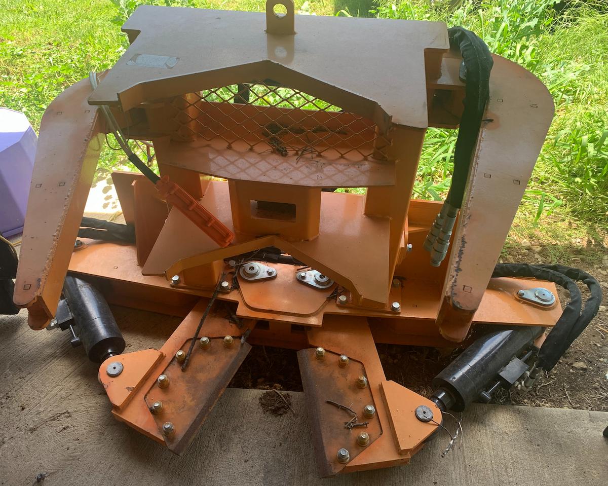 Tree Shear with Grapple ; Skid Steer Attachment